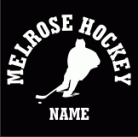 Melrose HS Hockey Boys Window Decal