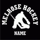 Melrose HS Hockey Goalie Window Decal
